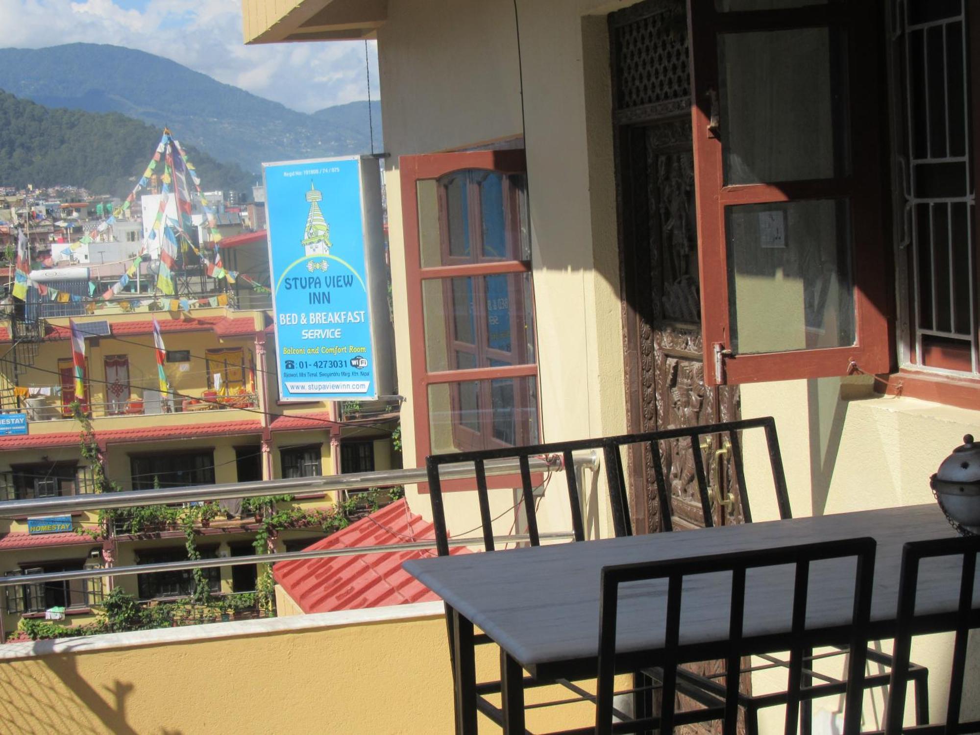 Stupa View Inn Katmandu Eksteriør billede